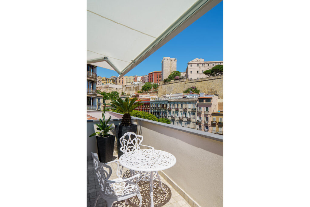 Panorama dalla Junior Suite Hotel Carlo Felice